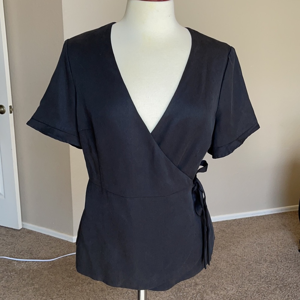 Drew Ramon Black Blouse Xsmall